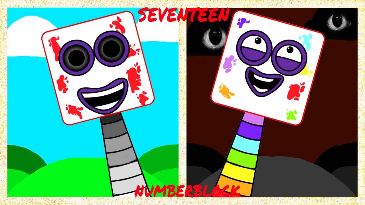 My Sprunki OC Seventeen from Numberblocks