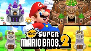 NEW SUPER MARIO BROS. 2 - All Towers & Castles (As Mario)