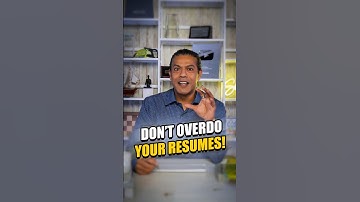 Stop Overdoing Your Resume 🎨❌ | Sidd Ahmed
