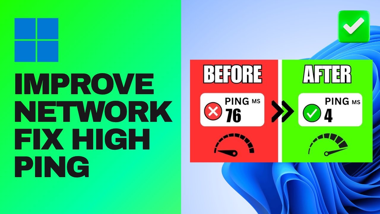 [Easy Guide] Improve Network to Fix High Ping in Windows 11 - YouTube