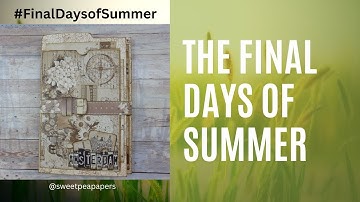 Sepia Manila Folder Flip Flop Folio Video 2 #finaldaysofsummer