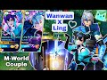 Wanwan x ling mworld couple gameplaynew 515 skins mlbb