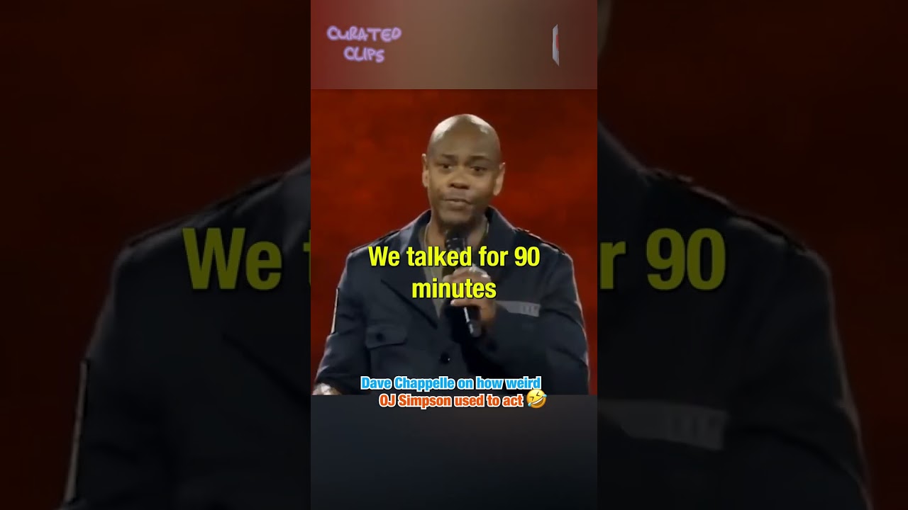 Dave Chappelle jokes about OJ Simpson 🤣