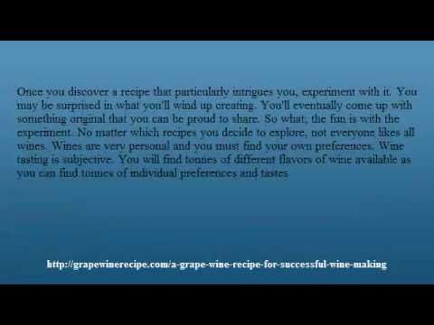 Grape Wine Recipe - Looking for the Perfect Formula hqdefault