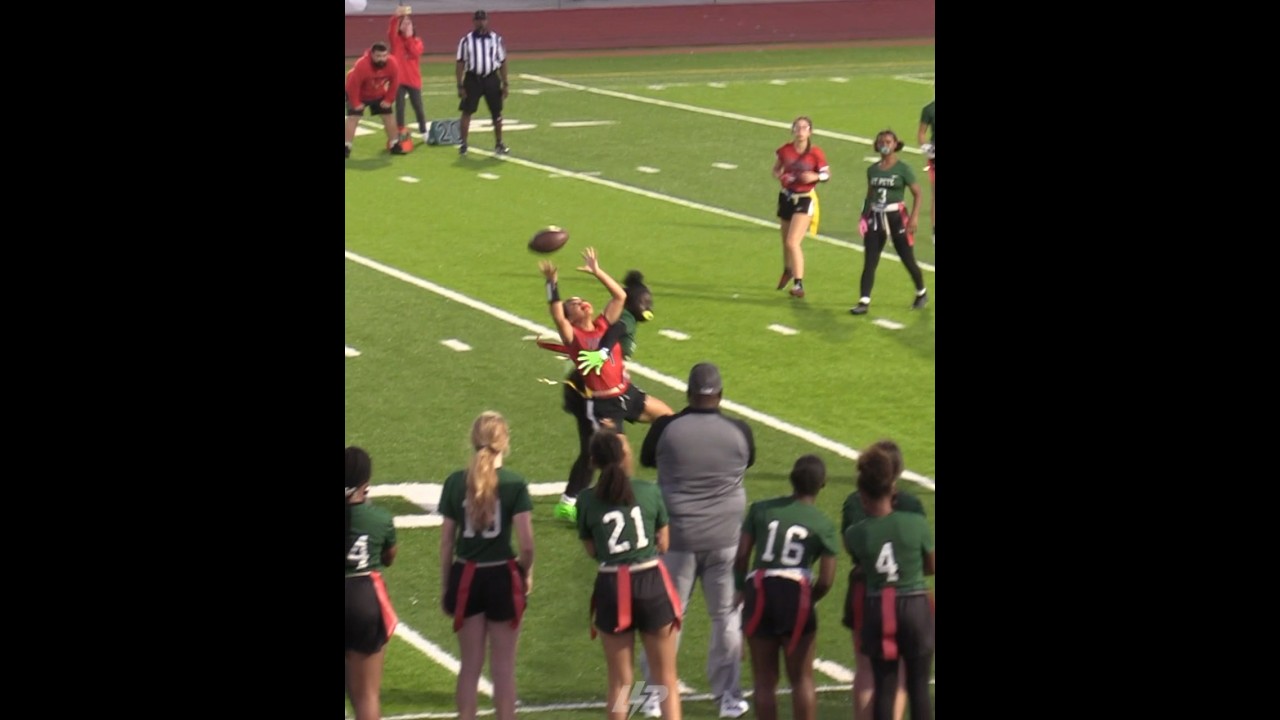 St. Pete HS (FL) def. Northeast HS (FL) 40-8🏈 #football #highlights #flagfootball #highschool