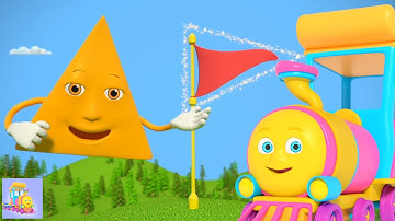 Huffy Puffy – Dreieckslied 🎶 Lerne Formen auf Deutsch