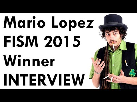🎤Interview with Mario Lopez FISM 2015 Winner