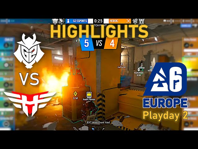 CRAZY GAME! Wildcard vs Spacestation - HIGHLIGHTS - Playoffs - NAL 2023  Stage 2 - R6 Esport 