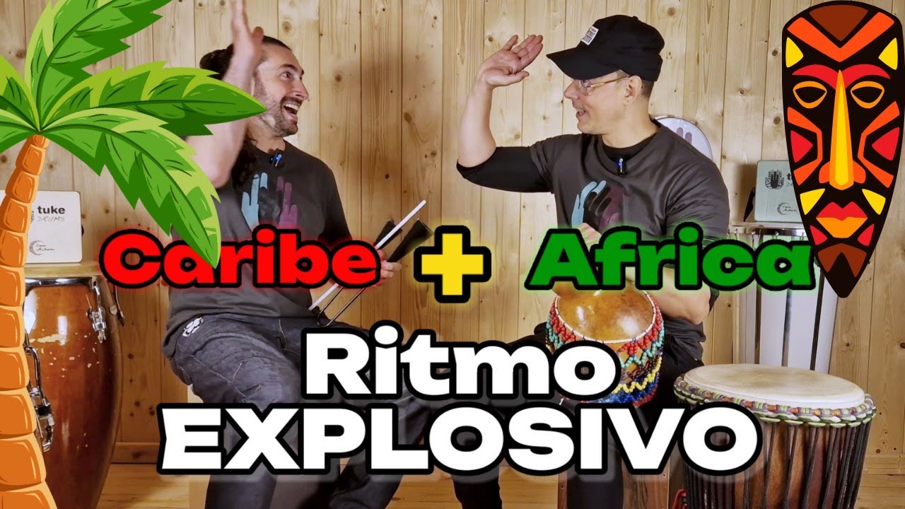 🪘🌴RITMO FÁCIL AFRO-CARIBEÑO [GUMBÉ] DJEMBE+CONGAS