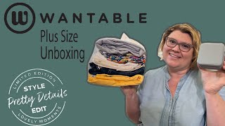 Wantable Themed Box | Plus Size | Unboxing and Tryon Haul | Subscription Box | Pretty Details Edit