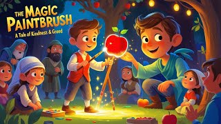 The Magic Paintbrush – A Tale of Kindness & Greed.|English Story For Kids |Kids Story| Moral Story.