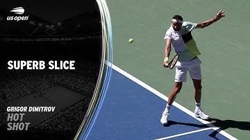Grigor Dimitrov Slicing His Way To Victory | 2023 US Open