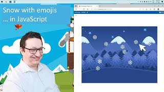 Celebrity Clip: Snow with emojis. A JavaScript exercise with arrays for beginners Profile