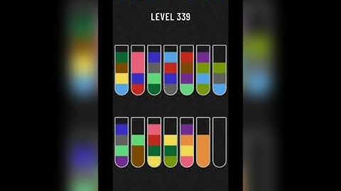 Water sort puzzle level 339