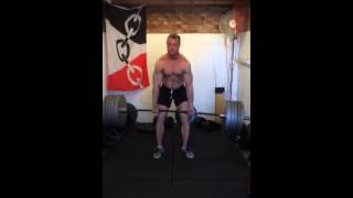 280kg/617lb x 5 Deadlift Touch and go