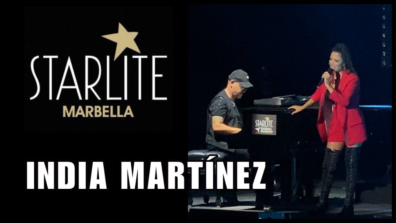 #StarliteMarbella | India Martínez canta '90 minutos' al piano