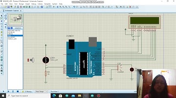SIMULASI RANGKAIAN LIGHT DEPENDENT RESISTOR (LDR) LED, Sounder, dan LCD