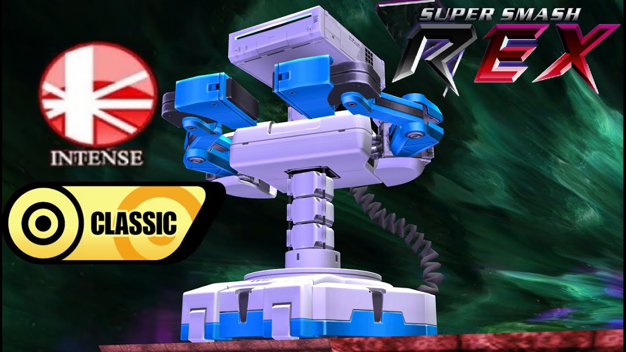Super Smash REX Gameplay - Classic Mode with R.O.B. (Intense)