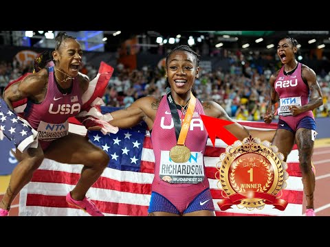 SHA'CARRI RICHARDSON WINS 100, CLAIMS FASTEST WOMAN IN THE WORLD TITLE