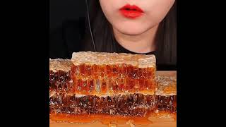 🍜 ASMR EATİNG HONEYCOMB #1 | 🧆 En İyi Bal Peteği Yemek Videoları #Shorts