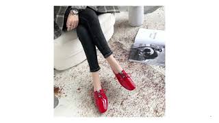 Fashion Women Soft Leather Flat Oxford Casual Office Shoes screenshot 5