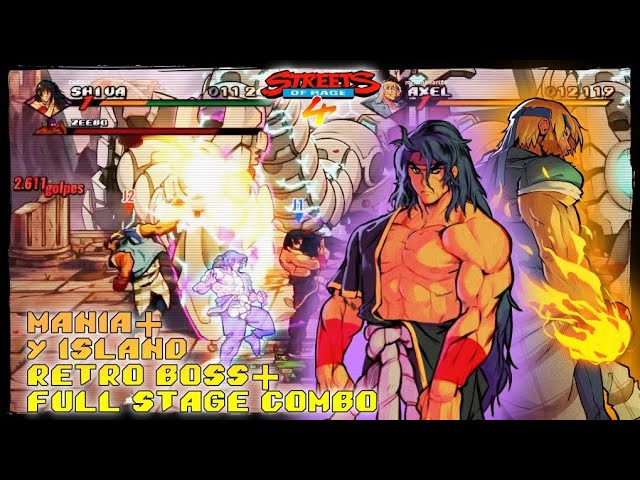 Streets of Rage 4/ V7 DLC/ Blaze/ Combo infinito - Rekkaken! 