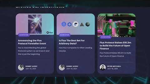 Flux Protocol // The trust-less data layer