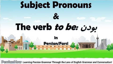 Lesson 6 - Subject Pronouns and the Verb 