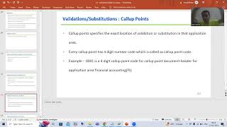 123 - Additional ABAP Concepts - Validations and Substitutions - Application Area and Callup Points