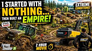 I Started With NOTHING… Then Built an EMPIRE in EXTREME Conditions! (2 Hour Movie) | FS25