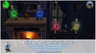 Bakies The Sims 4 Custom Content: Animated - Specters in jars