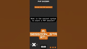 PHP Session Start Challenge