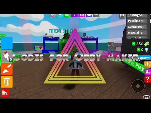 Obby Maker Codes Youtube - roblox obby squad codes 2019