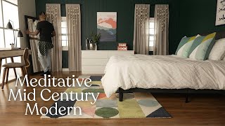 ASMR-Style Mid-Century Modern Room Makeover | The Slow Build