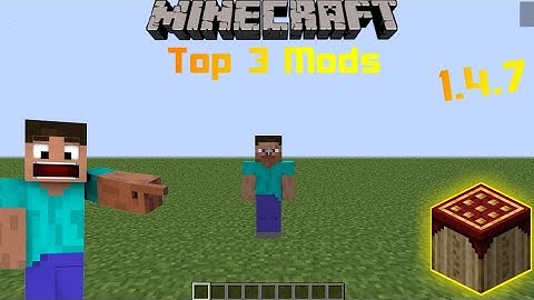 Top 3 Mods | Natural Disasters & Technology & Decoration Mods | 1.4.7 - Pojavlauncher