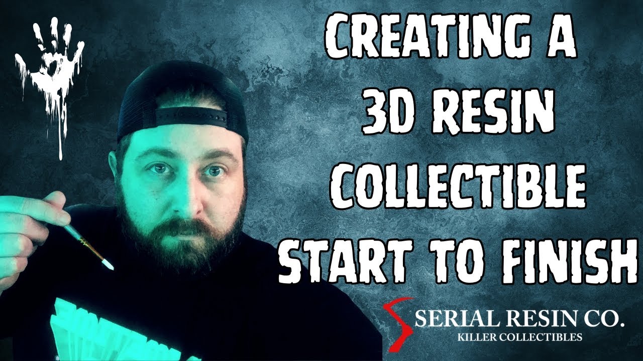 How to make a 3D Resin Collectible START to FINISH