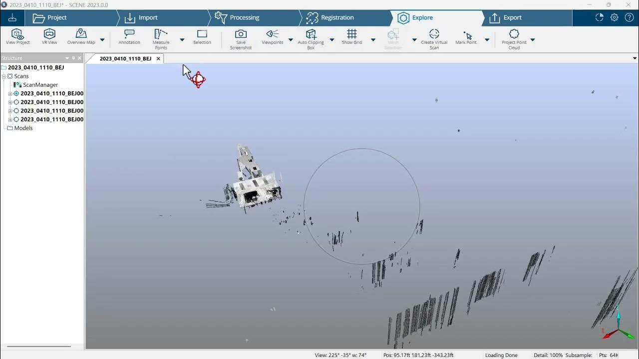 Faro scene 2023 process scans youtube