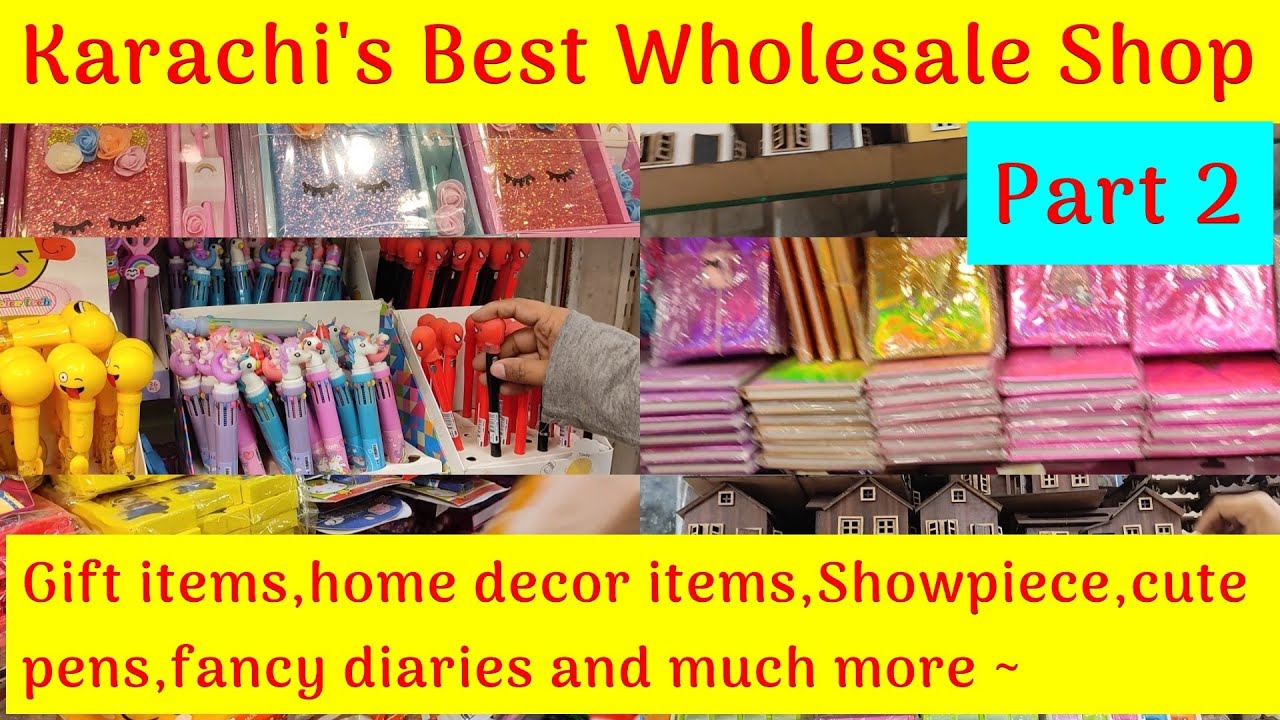 Karachi Best Wholesale Shop for Kids Stationary Items Cute pens Gift items Nazia Passion