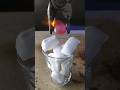 experiment glowing 1000 degree metal ball Vs sugar #share #experiment #asmr #shorts