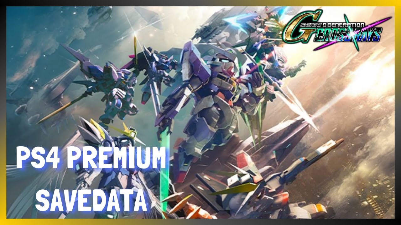 PS4 Premium Savedata Starter 999999999 Money SD Gundam G Generation Cross Rays | CUSA16319 - ASIA