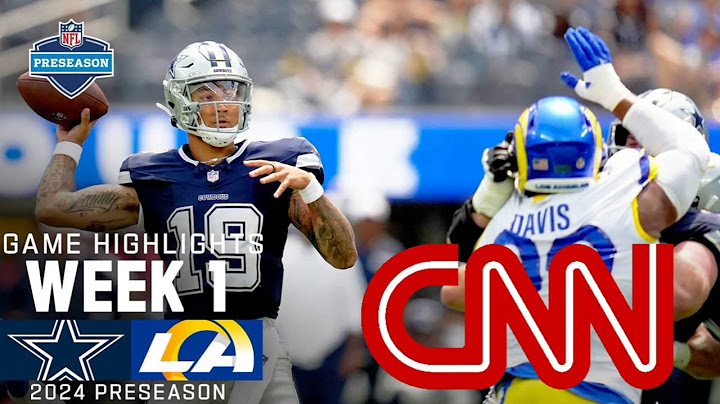 Dallas Cowboys vs. Los Angeles Rams | 2024 Preseason Week 1 Game Highlights