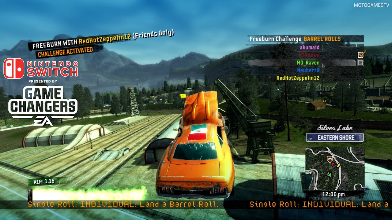 burnout paradise switch gameplay