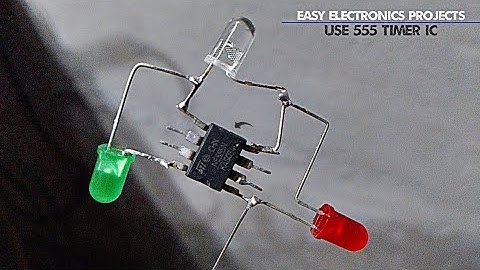 Easy Led Flasher Circuit | Electronics Projects Use 555 Timer Ic | Et Electronics & Electric