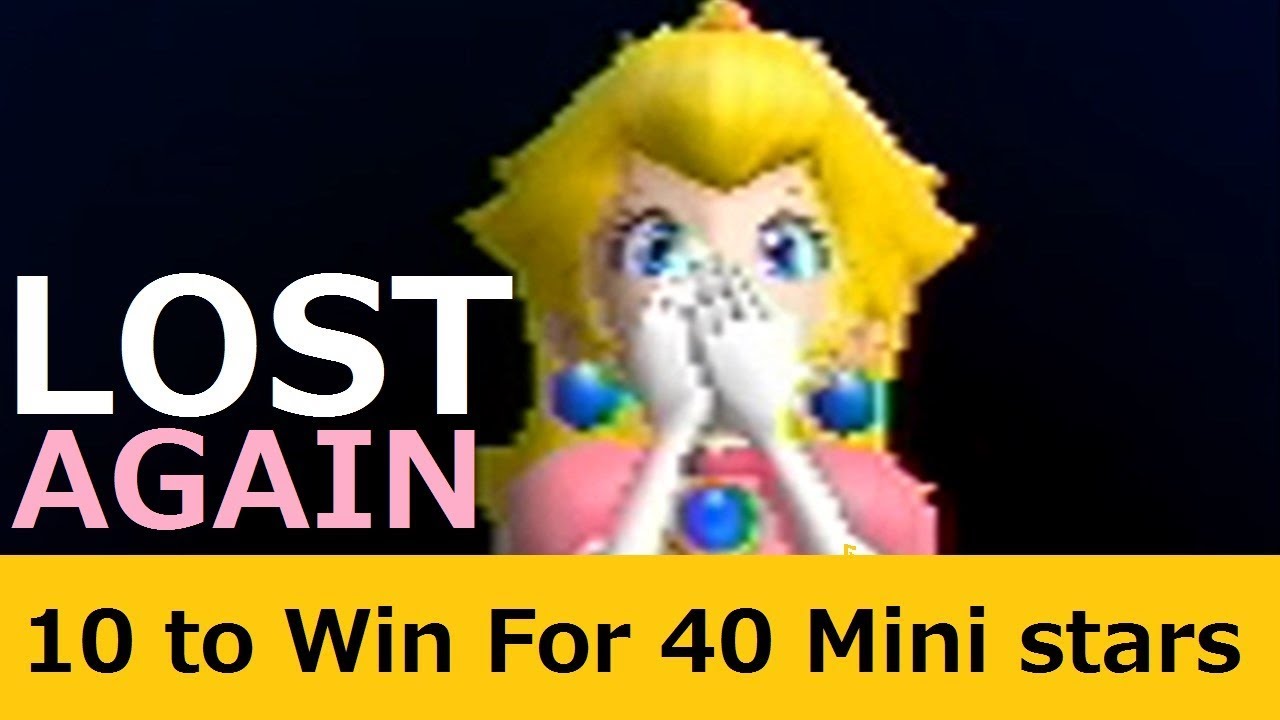 Mario Party 9◆Solo Mode #21 Peach Lost to Shy Guy◆Blooper Beach (10 to Win for 40 Mini Stars)