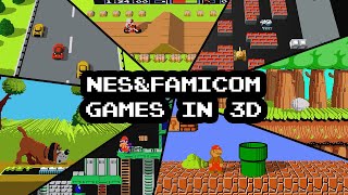 NES/Famicom Games in 3D - Compilation of Games Emulated in 3D screenshot 5