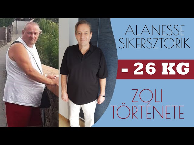 FÉRFIAK IS SIKERESEN FOGYNAK ALANESSE DIÉTÁVAL! ZOLI MÁR 29 KILÓT DOBOTT LE!
