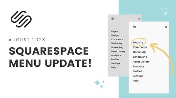 Squarespace Website Menu UPDATE - How To Use Squarespace