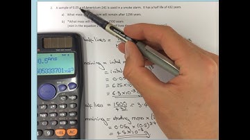Half life calculations step by step examples