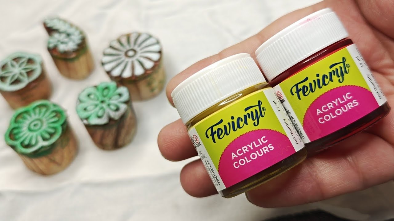 Block Printing on fabric : Step by Step Tutorial Plain कुर्ती को Design करने का शानदार और आसान तरीका