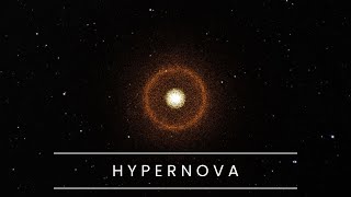 Hypernova Explosion Simulation: A Cosmic Spectacle | 4K